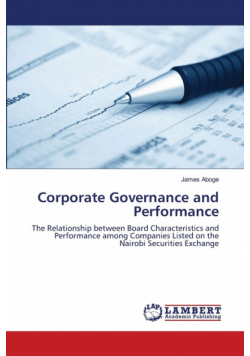 Corporate Governance and Performance