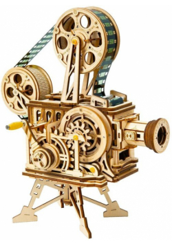 ROBOTIME Drewniane Puzzle 3D - Motocykl Cruiser
