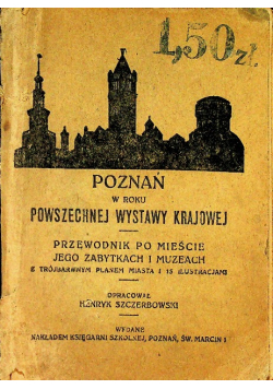Poznań w roku powszechnej wystawy krajowej  1929 r.
