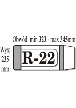 Okładka książkowa regulowana R22 (50szt) IKS