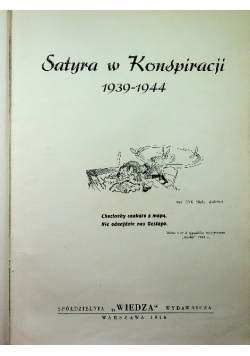 Satyra w konspiracji 1939 - 1944 / 1948 r.