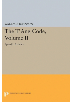 The T'ang Code, Volume II