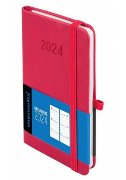 Kalendarz 2024 Memo B6 TDW amarantowy