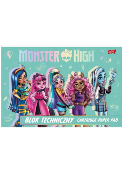 Blok techniczny A4/10K Monster High (10szt)