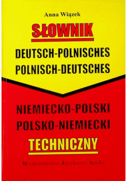 Słownik niemiecko polski polsko niemiecki techniczny