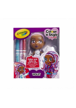 Lalka Colour'n'Style Friends Violet CRAYOLA