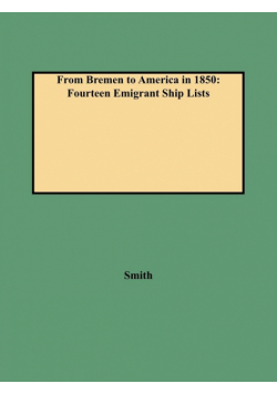 From Bremen to America in 1850