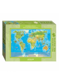 Puzzle 200 - Zwierzęta Świata Młodego Odkrywcy