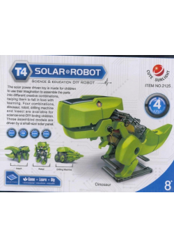 Robot Solarny 4 w 1 Dinozaur