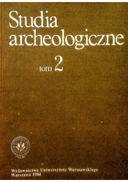 Studia archeologiczne Tom 2