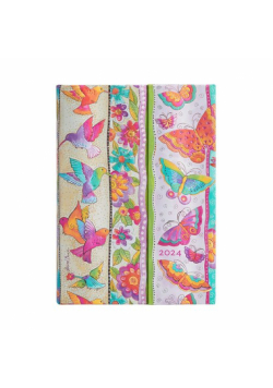 Kalendarz Paperblanks 2024 Hummingbirds & Flutterbyes Midi Dzienny