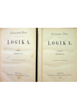 Logika I i II 1878 r.