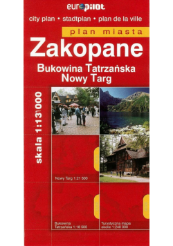 Plan Miasta EuroPilot. Zakopane br