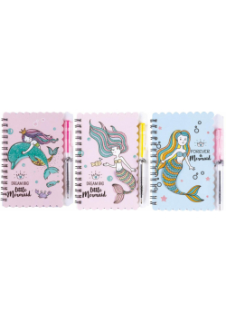 Notes na spirali z długopisem Mermaid 30K 81985
