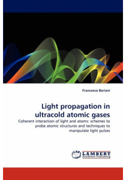 Light Propagation in Ultracold Atomic Gases