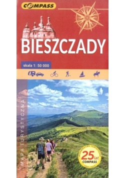 Mapa turystyczna- Bieszczady 1:50 000
