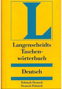 Langenscheidts Taschenworterbuch Deutsch