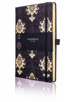 Notatnik 13x21cm linia Castelli Baroque Gold