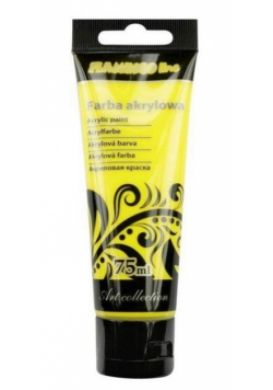 Farba akrylowa 75ml 004 żółta