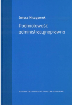 Podmiotowość administracyjnoprawna TW