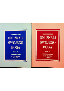 Oni znali Swojego Boga Tom 1 i 2