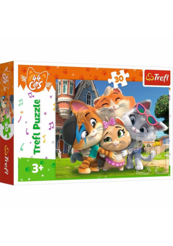 Puzzle 30 Przyjaźń w kociej krainie TREFL