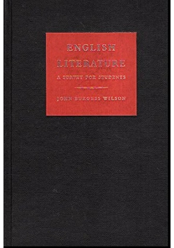 English Literature A survey for students
