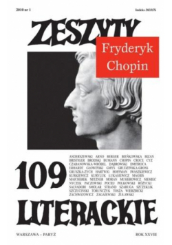 Zeszyty literackie 109 1/2010