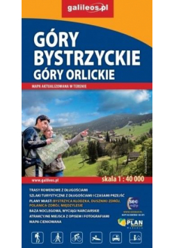 Mapa turystyczna - Góry Bystrzyckie/Góry Orlickie