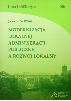 Modernizacja lokalnej administracji publicznej w rozwojach lokalny