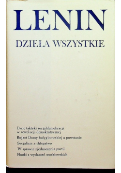 Lenin Dzieła wszystkie tom 13