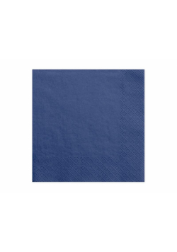 Serwetki trójwarstwowe granat 33x33cm 20szt