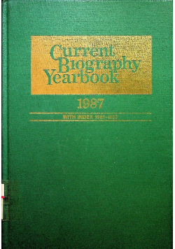Current Biography Yearbook 1987