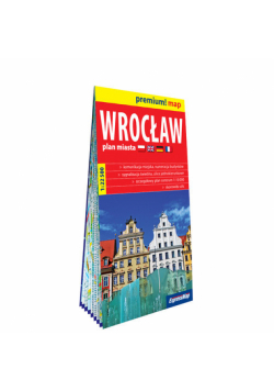 Wrocław; plan miasta w kartonowej oprawie 1:22 500