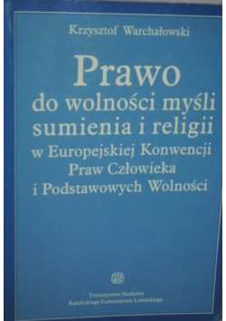 Prawo do wolności myśli sumienia i religii