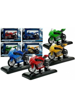 Sportowy motocykl z dzwiękiem 1:18 MIX