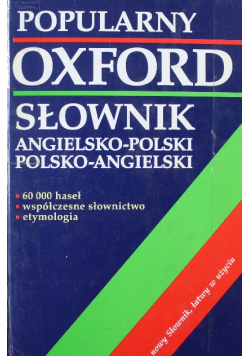 Popularny słownik angielsko - polski polsko - angielski