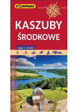 Mapa turystyczna. Kaszuby środkowe 1:55 000
