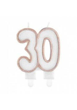Świeczka jubileuszowa 30
