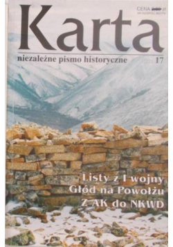 Karta niezależne pismo historyczne nr 17