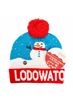 Czapka LED. Lodowato