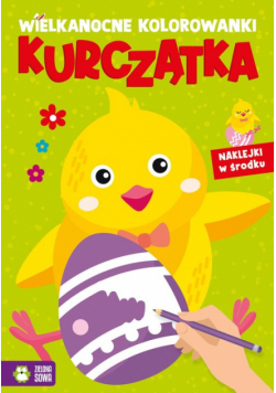 Wielkanocne kolorowanki Kurczątka