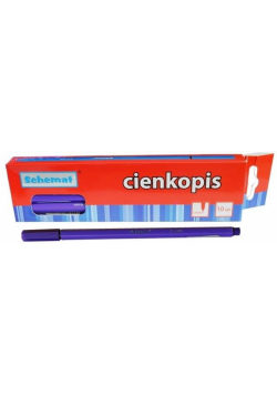 Cienkopis 0,4mm fioletowy (10szt)