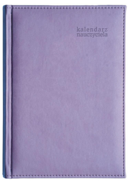 Kalendarz naucz. 2023/24 A5 tyg. Vivella fioletowy