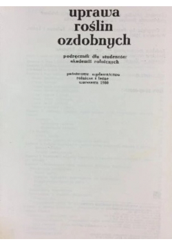 Uprawa roślin ozdobnych