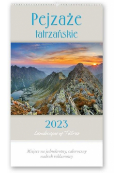 Kalendarz 2023 Ścienny Pejzaże tatrzańskie