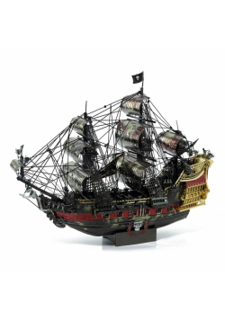 Puzzle Metalowe Model 3D - Statek Zemsta Królowej