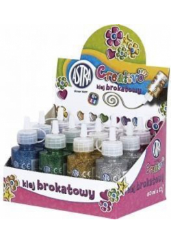 Klej brokatowy 60ml (12szt) ASTRA