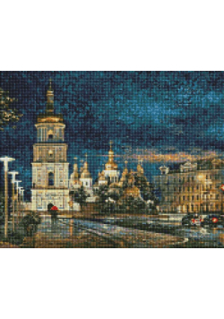 Diamentowa mozaika - Plac Sofijski 40x50cm