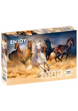 Puzzle 1000 Dzikie konie na pustyni
